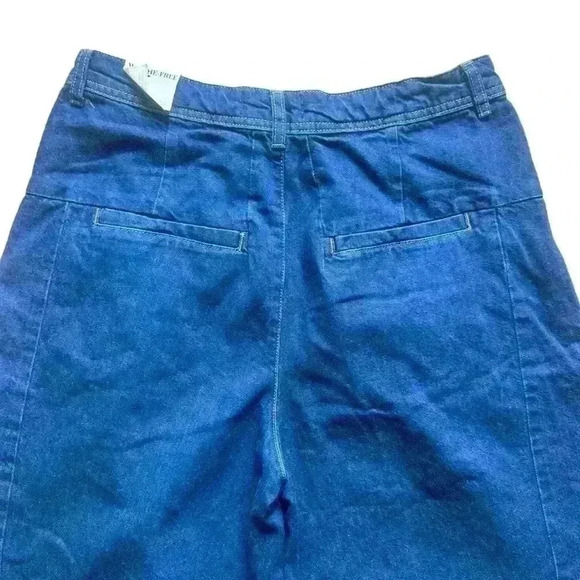 Free People We The Free Equinox Denim Slouchy Wide Leg Trouser Jeans NWOT 30 - Picture 5 of 11